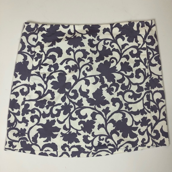 J. Crew Dresses & Skirts - J. Crew Printed Cotton Sateen Mini Skirt Sz 4